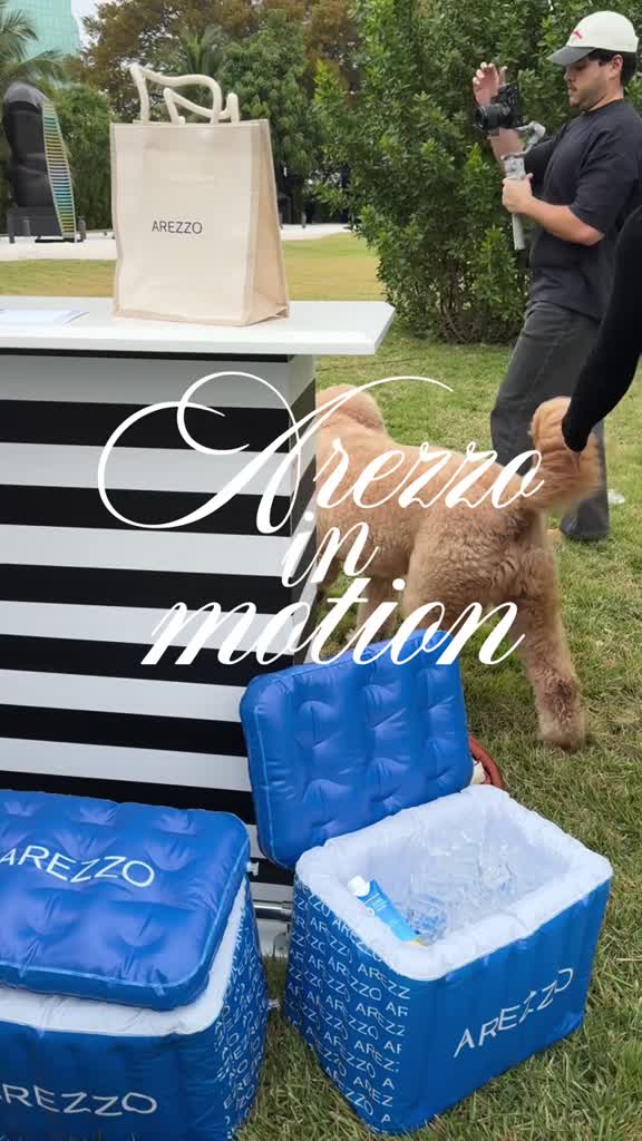 Arezzo In Motion event introduction in Miami