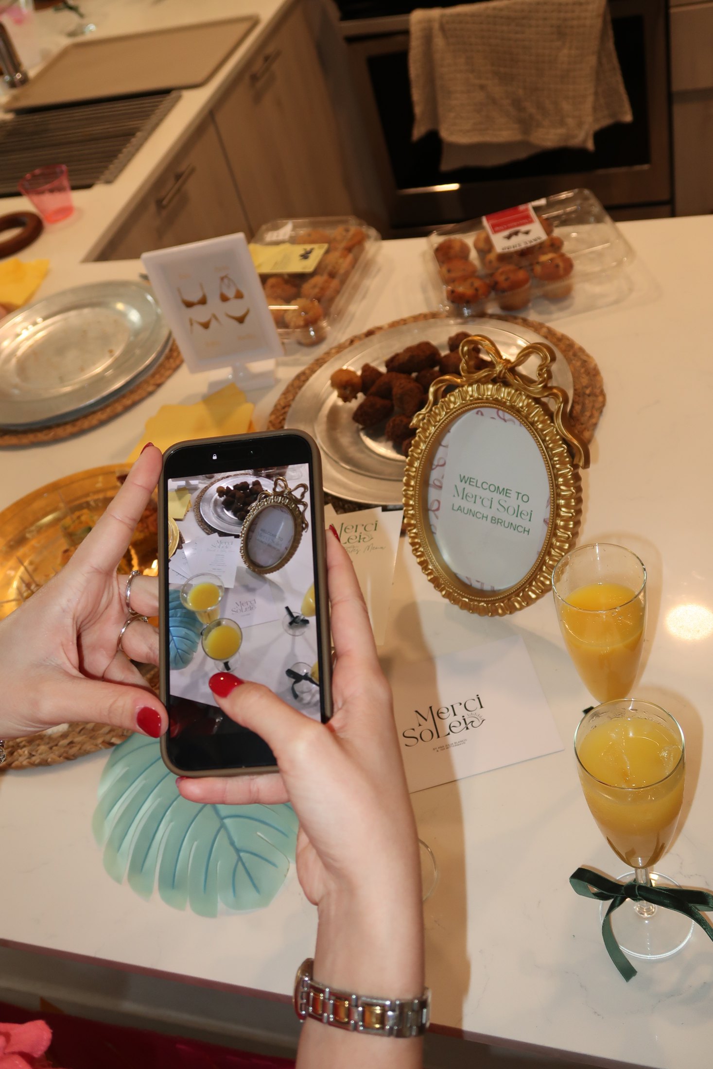 Merci Solei · Capturing the launch details