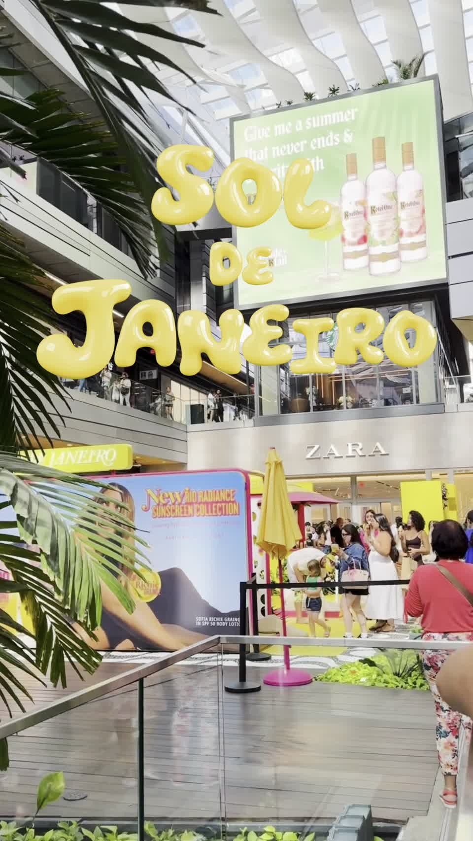 Sol de Janeiro colorful brand display